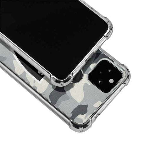NFL Las Vegas Raiders Camo Google Pixel 5 Clear Case